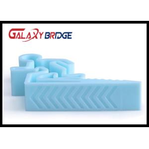 Funny Design Glass Door Stopper , Soft Plastic Man Glass Shower Door Holder PVC Blue Man Door Stopper