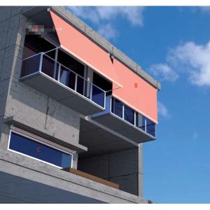 Outdoor Motorized Window Sunshade Drop Arm Retractable Awnings