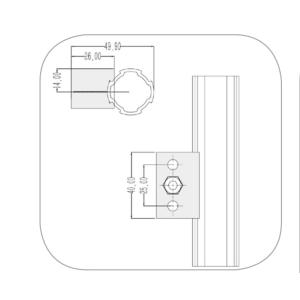 Quality Certified Fastener Karakuri Pipe Rack D28 Aluminum Tube Joint