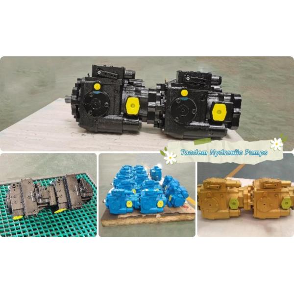 Hydraulic tandem pump 110cc/r Tandem Hydraulic Pumps For Agricultural Machinery