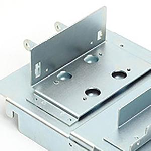 Galvanized Metal Bracket Manufactured with Customization Option and CNC Stamping