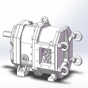Antiwear Durable WWTP Multi Crusher , Multifunctional Double Shaft Grinder