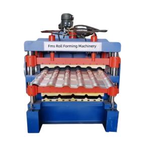 Automatic PPGI GI PPGL GL IBR Panel Double Layer Metal Roofing Roll Forming