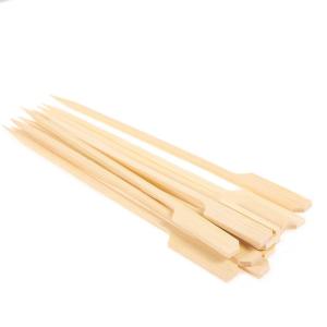 18cm Flat Wooden Bamboo Paddle Picks Sticks For Marshmallow