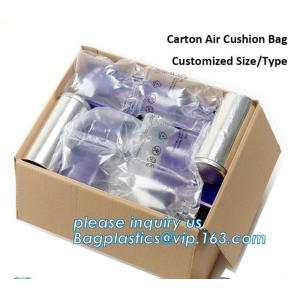 Inflatable packaging airbag roll, transportation packs, shipment packs, carton