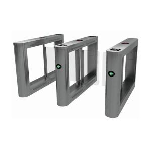Quality SS316 Acrylic Swing Turnstile Barrier Arms Synchronization For Office Building for sale