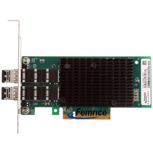 Buy Femrice 10Gbps Dual Port Gigabit Ethernet PCI Express x8 Server Adapter Intel 82599ES Chip SFP+ Slots Network Controller at wholesale prices