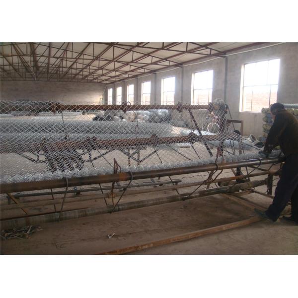 Buy Construction Chain Link Fence, Chain Link Fence Top Barbed Wire at wholesale prices