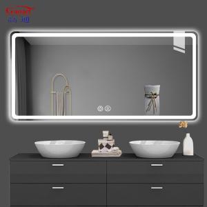 Large Intelligent Backlit Wall Mirror for Customized Size and Everyday Occasions