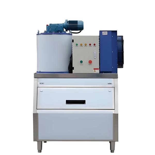 1 Ton Daily Touch Screen Tube Ice Machine SUS304 Frame With Semi Hermetic