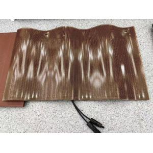 China Rated Operating Temperature BIPV Solar Color for Fencing Bacony Roof Top Tiles Facade Double Glass Flat Curve in Color on sale