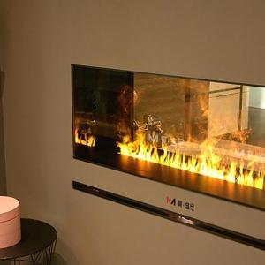 500mm Water Steam Fireplace Fake Wood Burning Three-Dimensional Flame