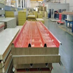 64kg/m3 Glass Wool Sandwich Panel Building Insulation Material