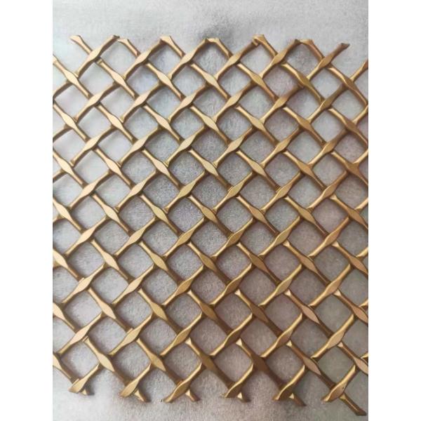Stainless Steel Decorative Woven Metal Wire Mesh Panel Curtain For Architectural