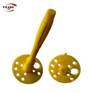 Plastic Insulation Fixing Anchors For Fastening Foam Polystyrene And Mineral