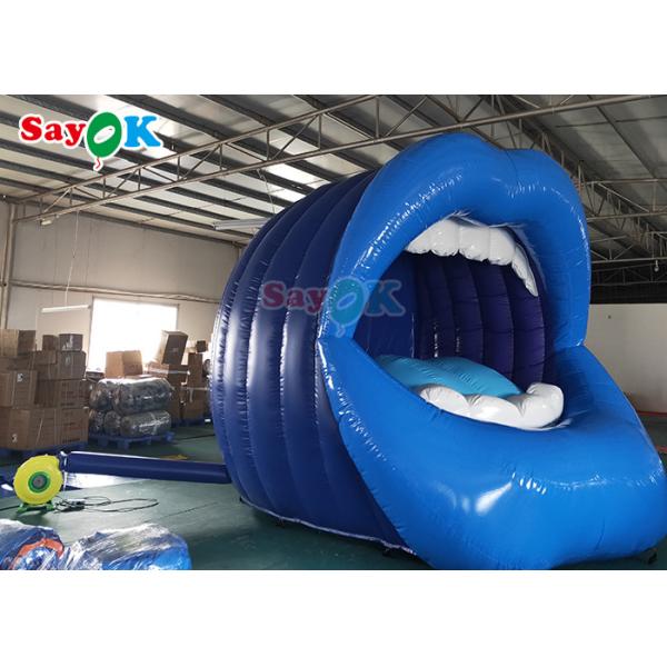 Stage Background Props Custom Inflatable Products Opening Mouth For Single Party Decor