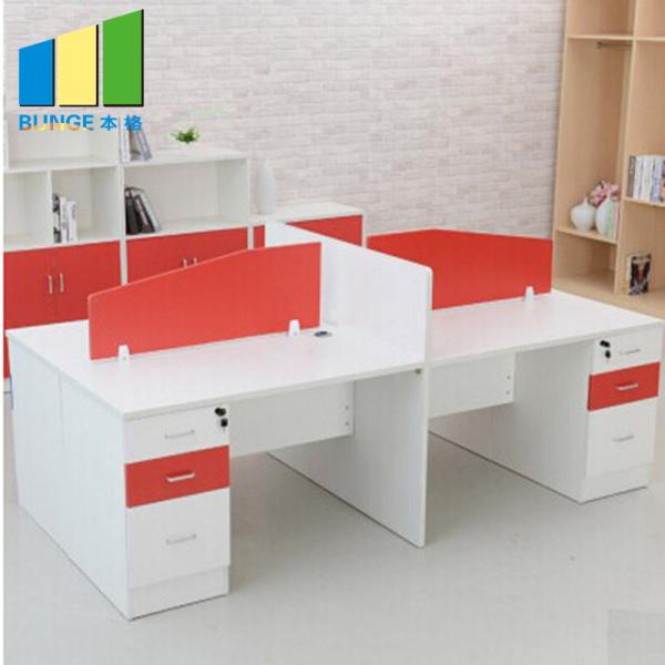 Buy Fashion 60mm Thickness Office Furniture Partitions / Staff Cubicle Workstation at wholesale prices