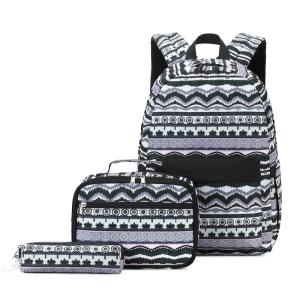 Customized Women Soft Nylon Backpack Durable With 2 Main Compartments