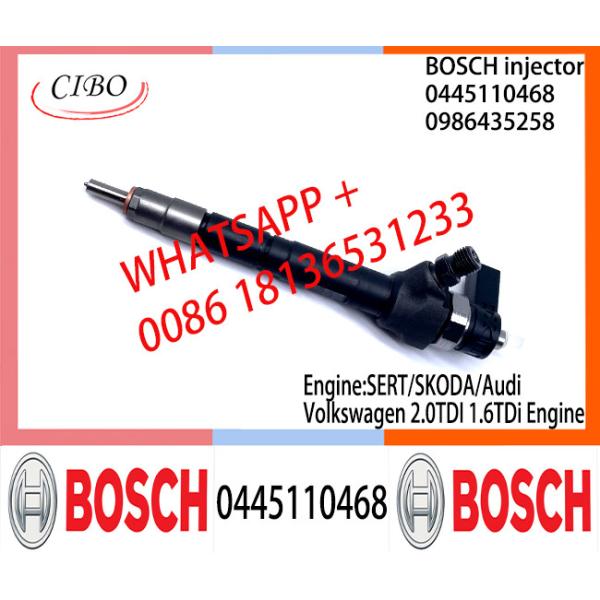 BOSCH Diesel Common Rail Fuel Injector 0445110468 0986435258 0445110469 04L130277AC/AE For SERT/SKODA/Audi/Volkswagen