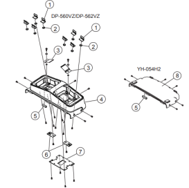 Nihon Kohden TEC-5602 Defibrillator Paddle Connect Cover Small Used Medical Equipment Spare Parts