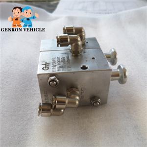 Fuel Tank Truck Aluminum Pneumatic Control Block Push Button