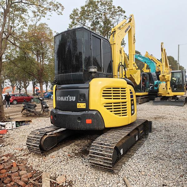 Japan Original Paint Used Farm Machinery Pc55 Komatsu Mini Excavator 28.5Kw