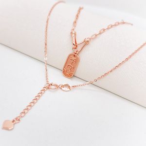 Petite Miniature Gold Pendant Necklace Ensemble