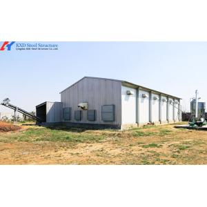Prefabricated Steel Structure Poultry House - Q235B/Q355B Carbon Steel