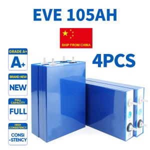 Ukraine Grade A 3.2V 105AH LiFePo4 Battery-4pcs with Long Lifespan