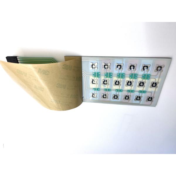 Customizable Surface Mount Membrane Switches Graphic Overlays For Hairfoil Device
