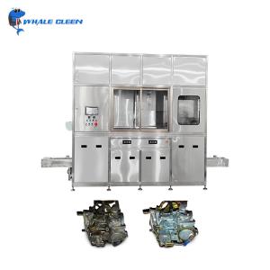 High Efficiency Double Solvent Ultrasonic Cleaning Machine With PLC Control For Electronics