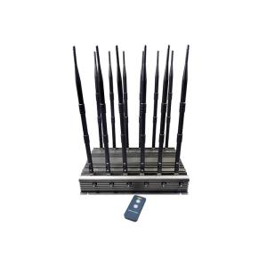 80 Meters 5G Signal Jammer 12 Omni Antennas Handheld Powerful
