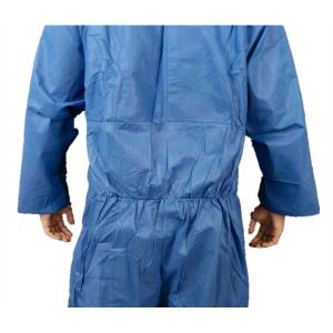 CE Type5/6 SMMS Disposable Coverall Anti Static Breathable PPE Clothing