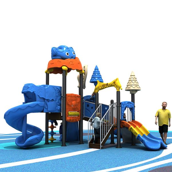 Buy Plastic Kids Playground Slide Playhouses Playsets Outdoor Equipment at wholesale prices