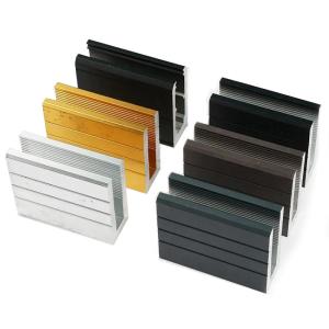 Aluminum Alloy Handrail Profile Stair Glass Slot Handrail Guardrail Processing