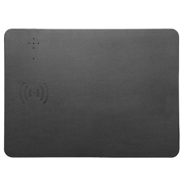 Buy Personalized Qi 10W Mouse Pad Wireless Charger PU Leather Mat at wholesale prices