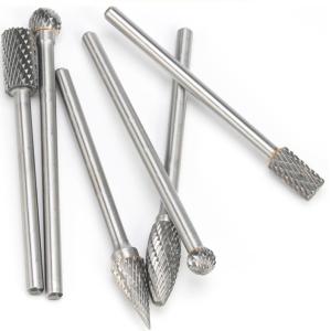 Tungsten Carbide Long Shank Burr Rotary Files YG6 YG8 YG10X YG20C