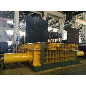 Hydraulic Scrap Baler Machine Double Main Pressure Cylinder Round Packing Block