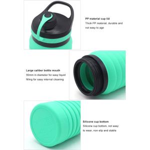 Expandable Leakproof 800ML Foldable Silicone Bottle