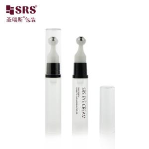 A0031 PP Luxury Customization Empty Injection White Glossy Airless Pump Roll On