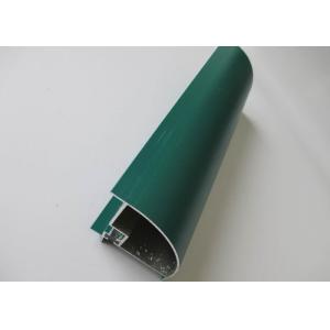Green Powder Coating Aluminium Extrusion Profiles , Aluminum Alloy Extrusion