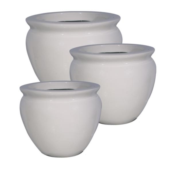 Fiberglass Plant Pot With Variety Of Sizes Fiberglass Flower Planters Matte Finished Customized