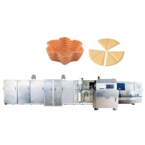 Quality Semi - Automatic Ice Cream Wafer Cone Making Machine With Various Shapes for sale