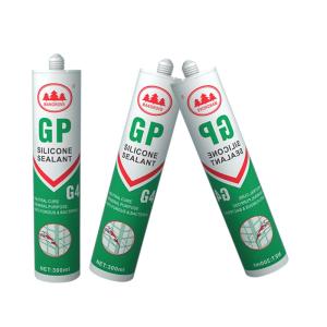 Acid Silicone Sealant Transparent Weather Resistant Glue Anti Mildew Glue