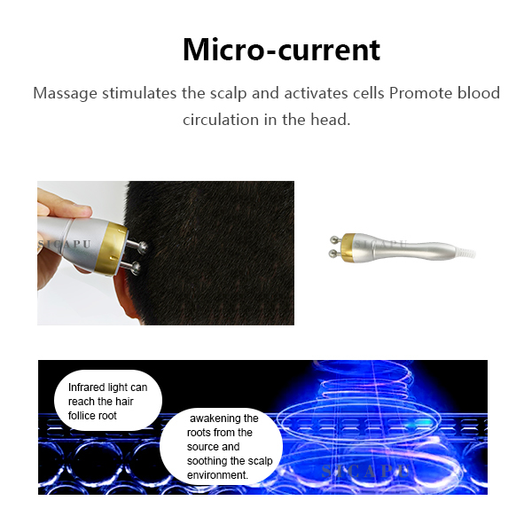 50Hz / 60Hz Hair Scalp Machine Hair Growth Hair Therapy Machine For Hair Fall