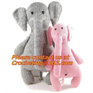 Handmade new style pure color crochet mou, Crochet Stuffed Toy Doll,knitting
