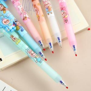 Cartoon Cute Stationery Labubu Kitty Pressing Erasable Gel Ink Pens