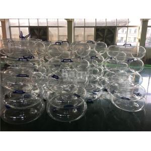 Transparent Single Tube , Amusement Float Toys Inflatable Water Swimming Ring