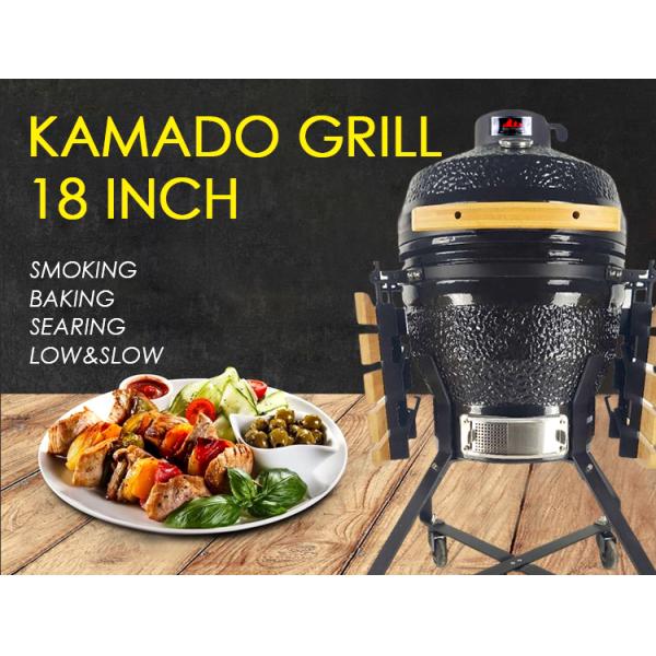 18 Inch Tq0020 Pro 2 Fu Hibachi Shichirin Accessoires Pouces Mini Kamado Black Bbq Grill