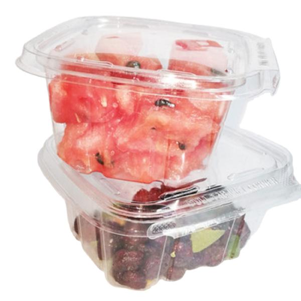 Buy Disposable Transparent Plastic Fruit Salad Container Clamshell Packaging Box Strawberry at wholesale prices